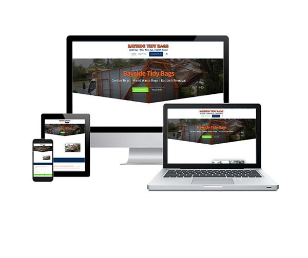 Bayside Tidy Bags responsive web design