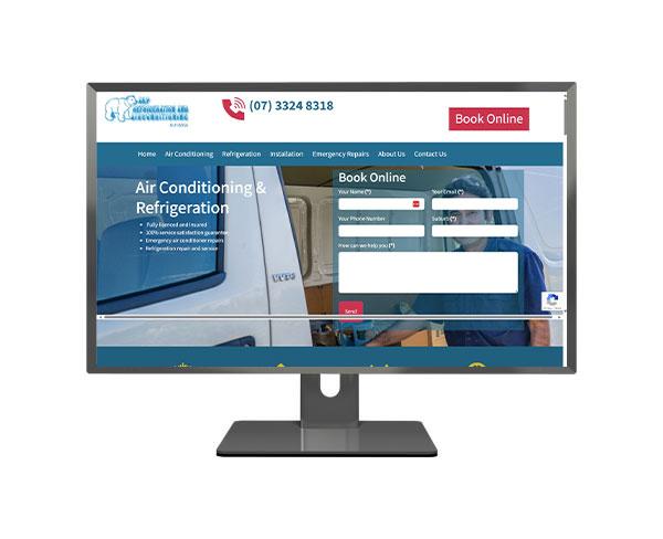 A & P Refrigeration Mobile Responsive Web Design