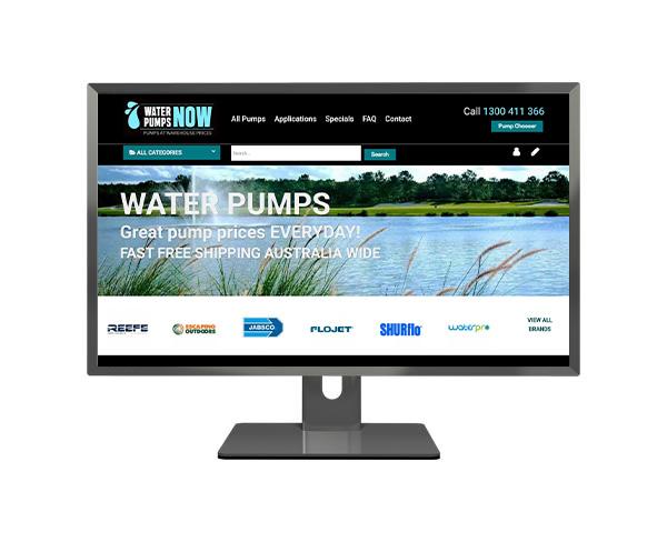 Water Pumps Now - Joomla Website Portfolio