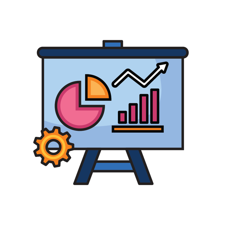graph pie column positive