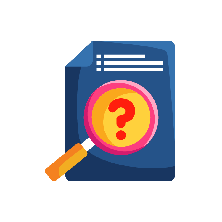 looking through document