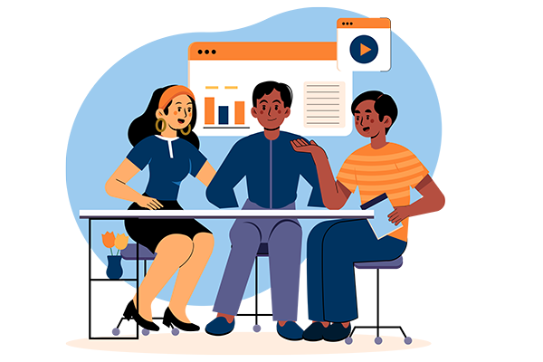 working together on digital footprint